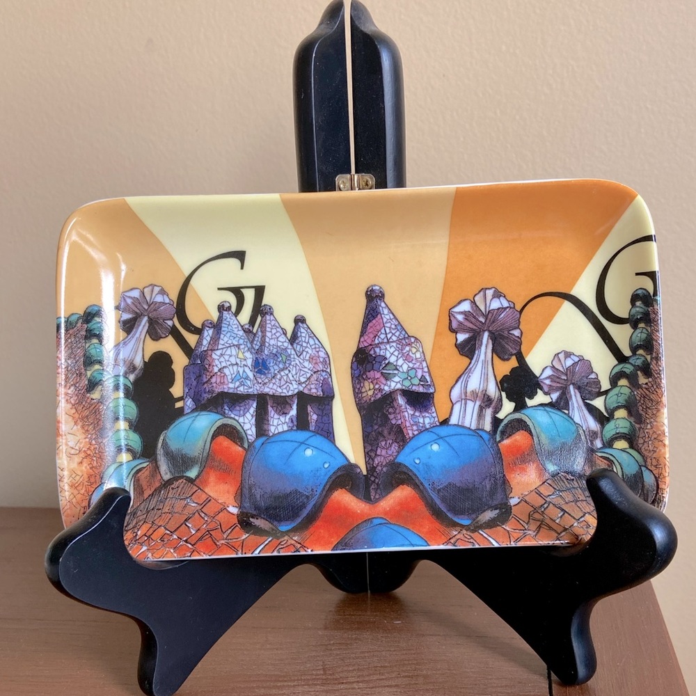 Antoni Gaudi Plate - Spain